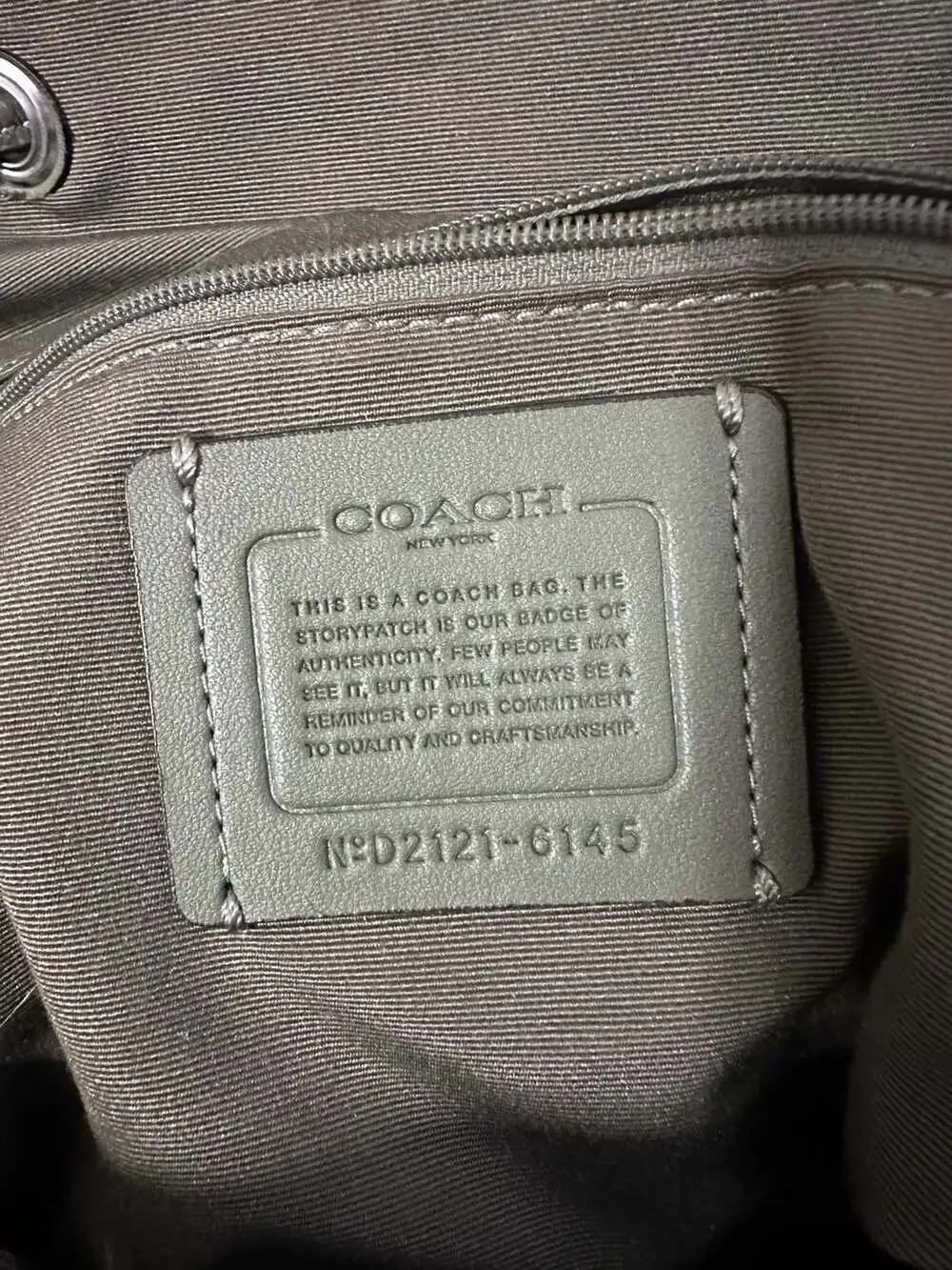 Coach Pennie Backpack in Surplus Pebbled Leather (Style No. 6145)
